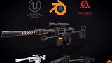The Ultimate weapon course (Create Sniper in Blender 3.4 )