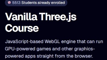 Vanilla Three.js Course
