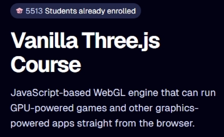 Vanilla Three.js Course by Adrian Hajdin & JavaScript Mastery